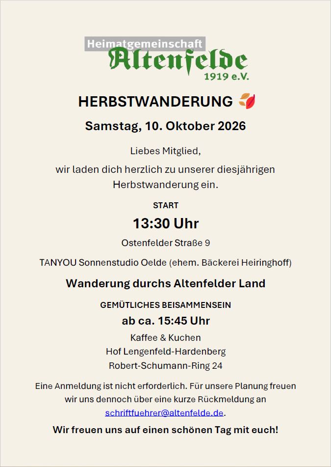 Herbstwanderung